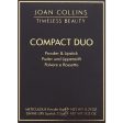 Joan Collins Timeless Beauty Compact Duo Lipstick and Powder Crystal Fashion