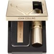 Joan Collins Timeless Beauty Compact Duo Lipstick and Powder Crystal Fashion