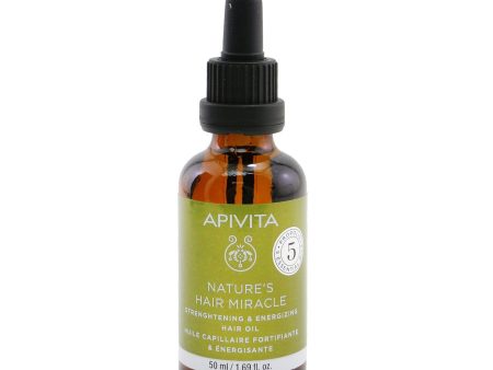 Apivita Nature s Hair Miracle Strengthening & Energizing Hair Oil with Propolis (Box Slightly Damaged)  50ml 1.69oz Discount