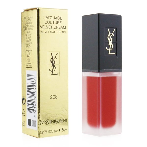 Yves Saint Laurent Tatouage Couture Velvet Cream Velvet Matte Stain - # 204 Beige Underground (Box Slightly Damaged)  6ml 0.2oz on Sale