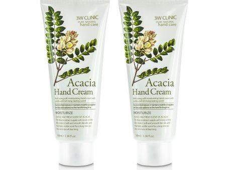 3W Clinic Hand Cream Duo Pack - Acacia  2x100ml 3.38oz For Discount