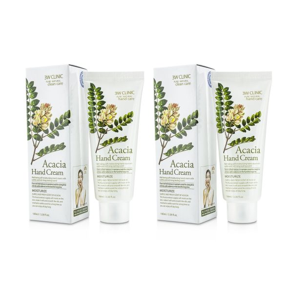 3W Clinic Hand Cream Duo Pack - Acacia  2x100ml 3.38oz For Discount