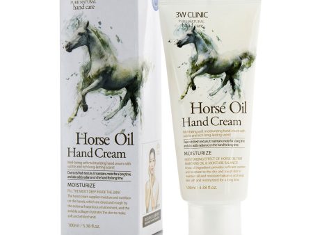 3W Clinic Hand Cream - Horse Oil (Exp. Date: 06 2022)  100ml 3.38oz Online now