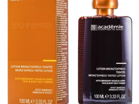 Academie Bronz  Express Face and Body Tinted Self-Tanning Lotion  100ml 3.33oz Online Sale