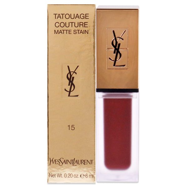 Yves Saint Laurent Tatouage Couture Liquid Matte Lip Stain - 15 Violet Conviction by Yves Saint Laurent for Women - 0.2 oz Lip Gloss Online now