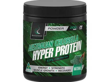 BioGenesis Australia Australian Chlorella Hyper Protein Natural Powder 200g Discount