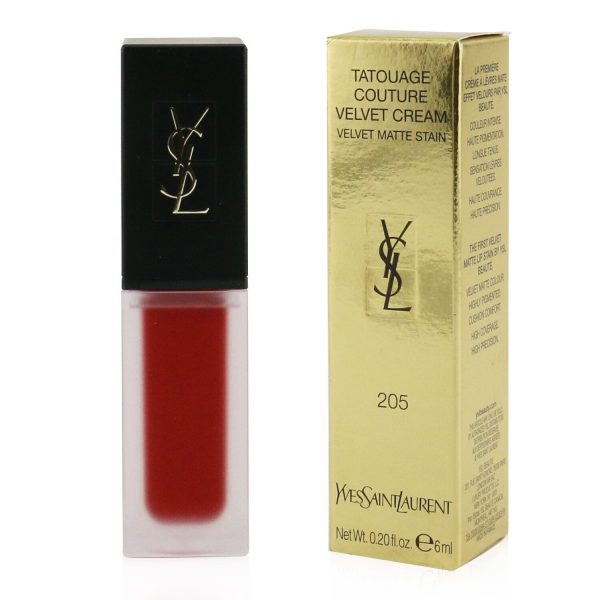 Yves Saint Laurent Tatouage Couture Velvet Cream Velvet Matte Stain - # 211 Chili Incitement (Box Slightly Damaged)  6ml 0.2oz Sale