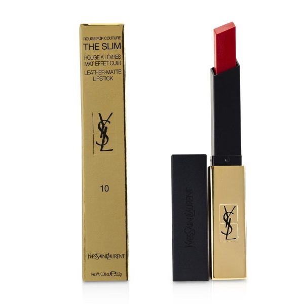 Yves Saint Laurent Rouge Pur Couture The Slim Leather Matte Lipstick - # 17 Nude Antonym  2.2g 0.08oz Supply