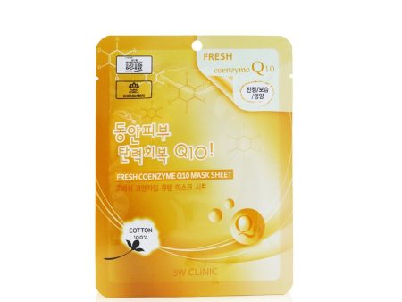 3W Clinic Mask Sheet - Fresh Coenzyme Q10 (Exp. Date 04 2022)  10pcs Sale