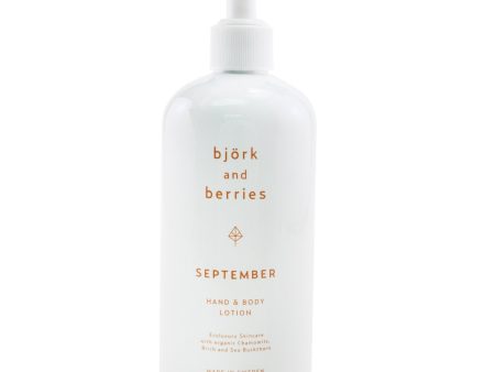 Bjork & Berries September Hand & Body Lotion  400ml 13.5oz Online Sale