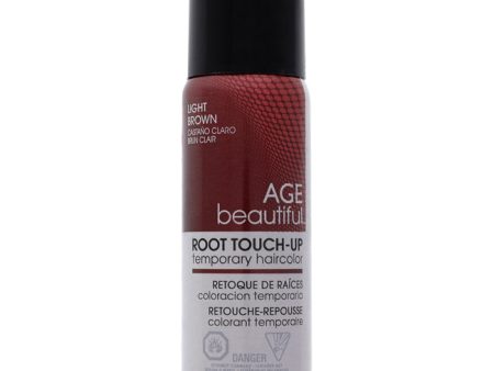 AGEbeautiful Root Touch Up Temporary Haircolor Spray - Light Brown by AGEbeautiful for Unisex - 2 oz Hair Color Sale