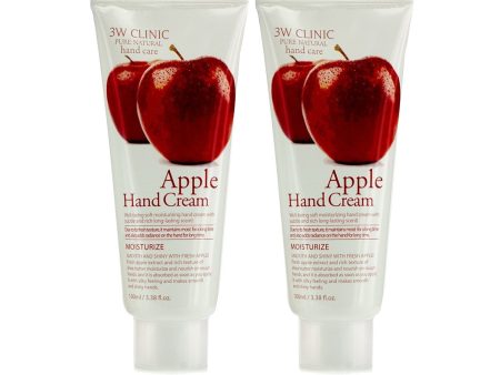 3W Clinic Hand Cream Duo Pack - Apple  2x100ml 3.38oz For Sale