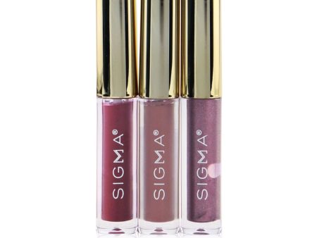 Sigma Beauty Adored Mini Lip Set (2x Liquid Lipstick + 1x Lip Gloss)  3pcs Cheap