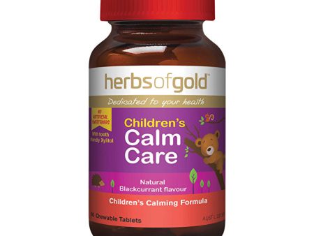 Herbs of Gold Children s Calm Care Chewable 60t Online Sale