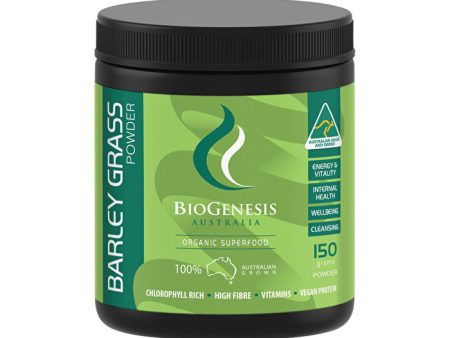 BioGenesis Australia Barley Grass Powder 150g For Cheap