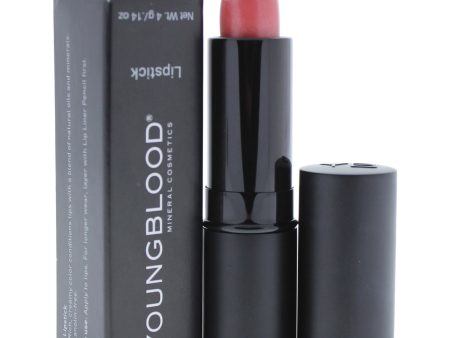 Youngblood Mineral Creme Lipstick - Coral Beach by Youngblood for Women - 0.14 oz Lipstick Sale